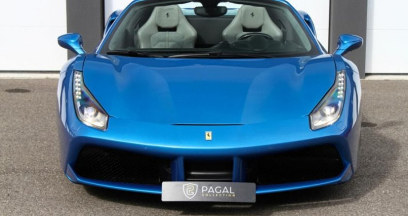 Ferrari 488 | CARBONE BLU CORSA TORTORA  occasion  Sainte-Croix-en-Plaine - photo n6